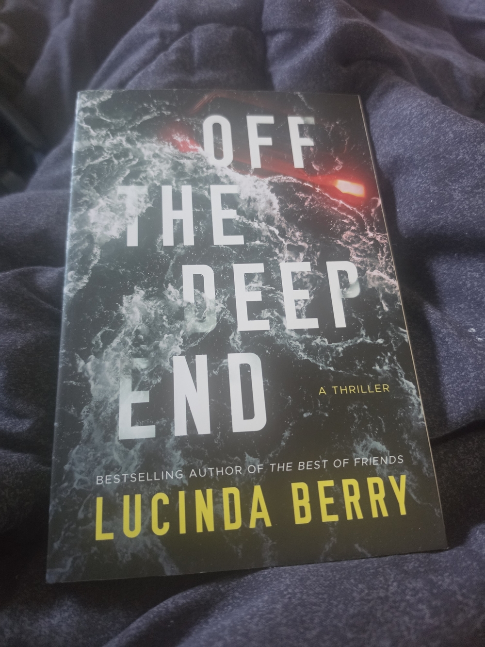 Off the Deep End by Lucinda Berry - Black Cover